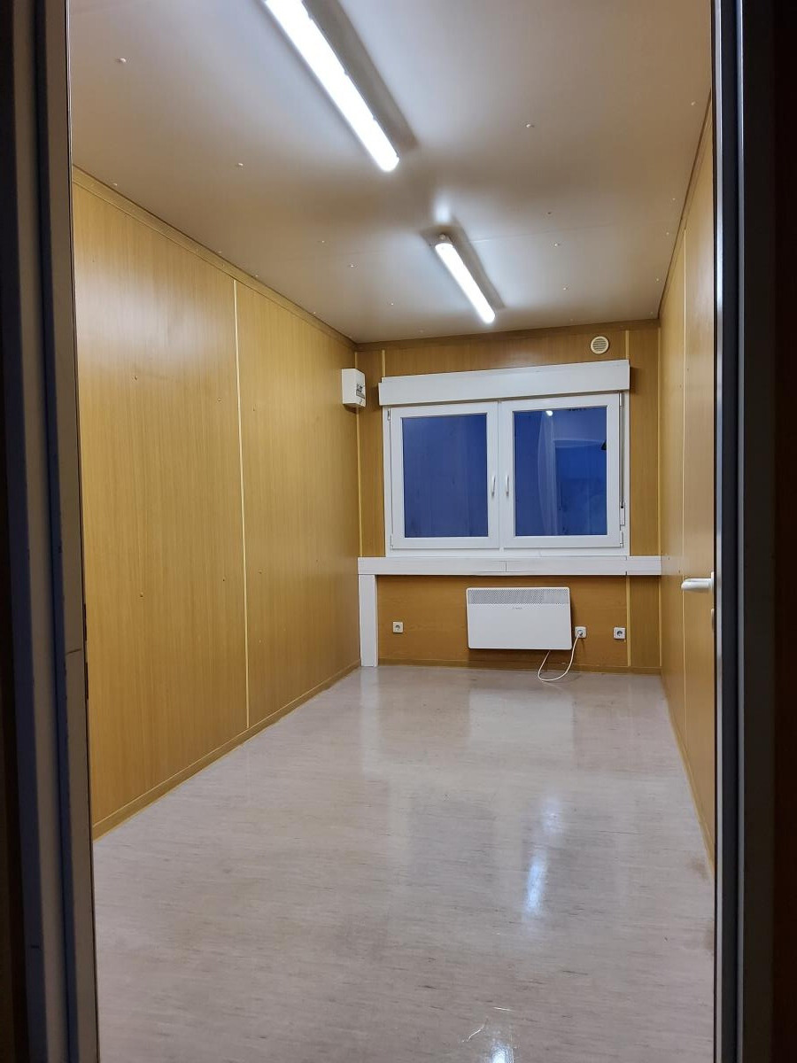 Inside of a 20 Feet Office Container