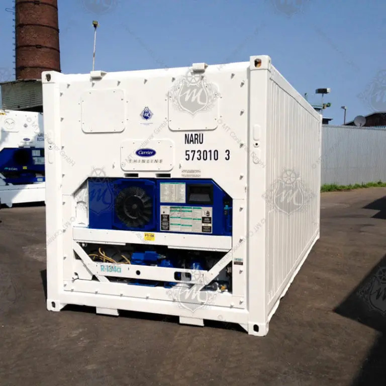 20 Feet Carrier Reefer Container i vitt